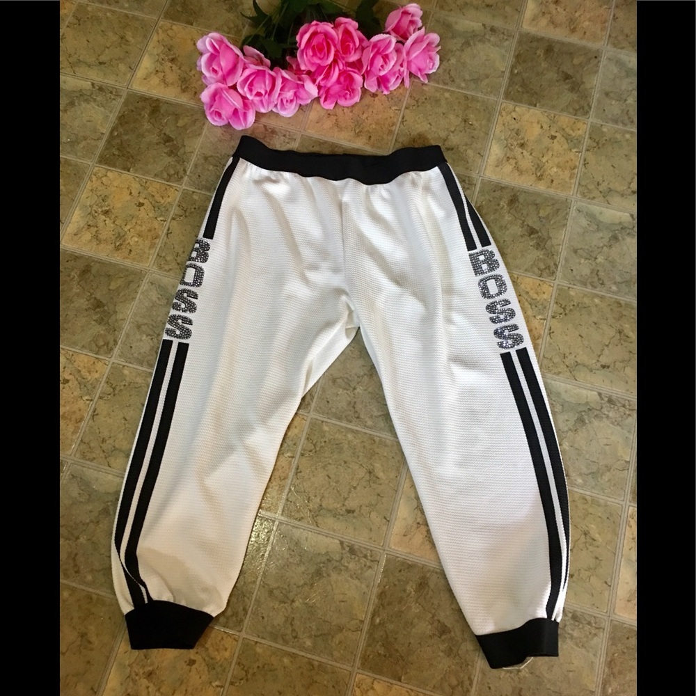 BOSS BLING JOGGERS FASHION PANTS